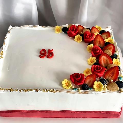 Torta na výročie alebo oslavu