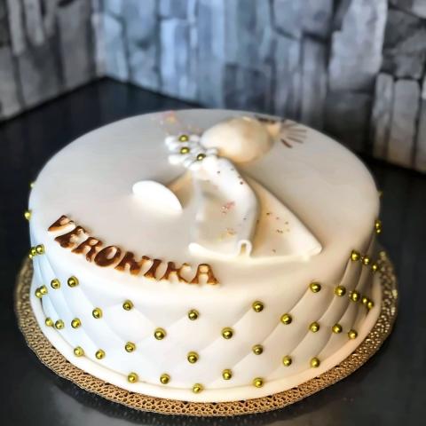 Torta na krstiny alebo cirkevnú oslavu