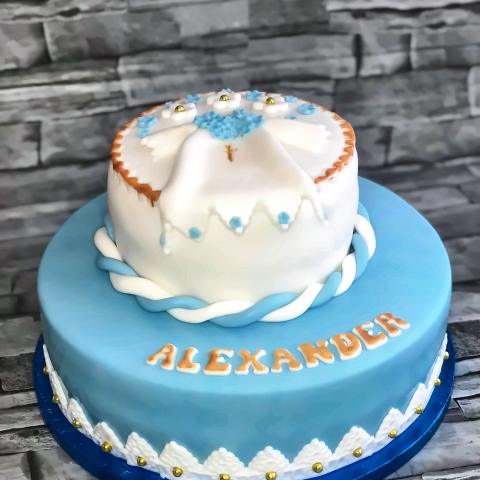Torta na krstiny alebo cirkevnú oslavu