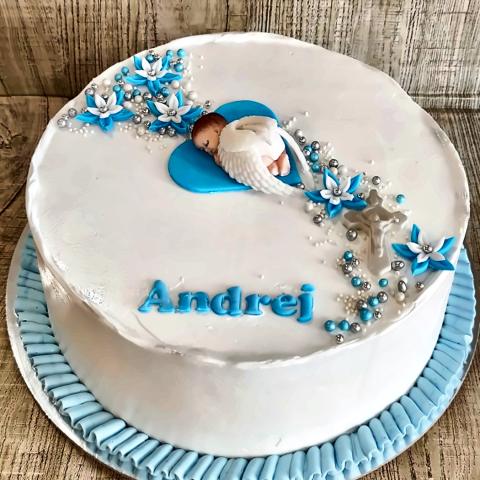 Torta na krstiny alebo cirkevnú oslavu